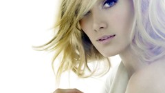 Woman white background Celebrity faces delta goodrem blondes