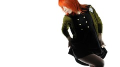 Woman white background Celebrity hayley williams paramore 