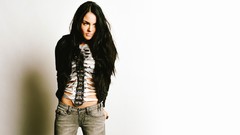 Woman white background Celebrity joanna levesque jojo singers