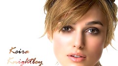 Woman white background Celebrity Keira Knightley portraits
