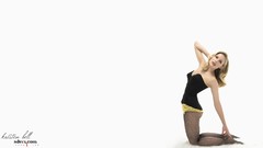 Woman white background Celebrity Kristen Bell Actress models