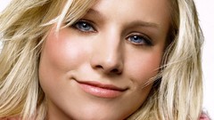 Woman white background Celebrity Kristen Bell faces Actress 