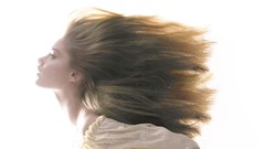 Woman white background faces long hair models doutzen kroes