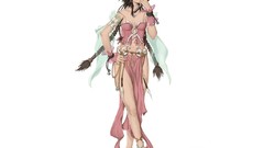 Woman white background fans yamashita shunya