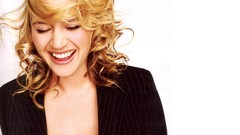 Woman white background Kate Winslet Actress blondes closed eyes 