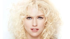 Woman white background Naomi Watts faces Actress blondes curly 