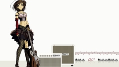 Woman white background suzumiya