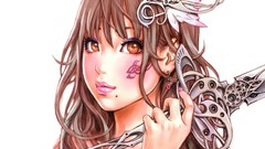 Woman white background Swords yamashita shunya