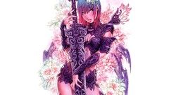 Woman white background Swords yamashita shunya