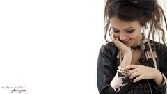 Woman white background victoria justice models