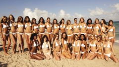 Woman widescreen Beaches blondes brunettes miranda kerr adriana 