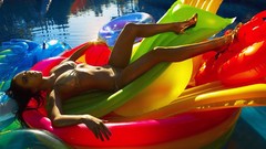 Woman widescreen models