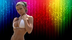 Woman widescreen models