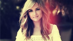 Woman widescreen vintage blondes smiling models rachael leigh 