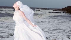 Woman wind shore brides