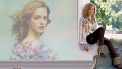 Woman window faces Actress blondes emma watson Photo 