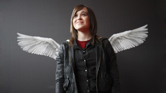 Woman wings Actress ellen page angel wings