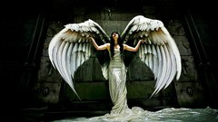 Woman wings angels