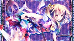 Woman wings anime girls touhou flandre scarlet video games