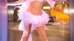 Woman wings blondes cosplay Jessica Nigri