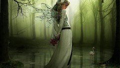 Woman wings Fairies blondes