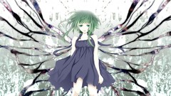 Woman wings Music vocaloid