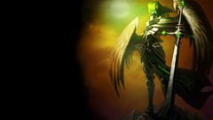 Woman wings Swords angels League of Legends