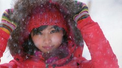 Woman winter models asians