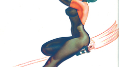 Woman witch redheads pinups