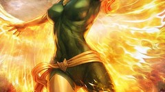 Woman X-Men phoenix artwork jean grey fantasy art