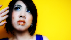 Woman yellow asians faces