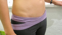 Woman yoga midriff yoga pants Lululemon