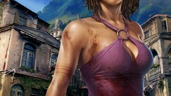 Woman zombies fan art dead island cleavage artwork survival 