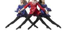 Women Art dancers three