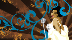 Women black singers drawings