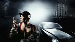 Women cars smoke Industrial