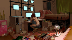Women Computers nerd nude