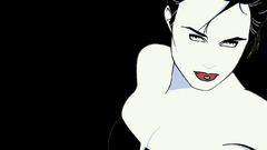 Women lips artwork girl