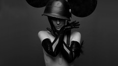 Women Mickey mouse monochrome