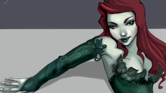 Women redheads poison ivy