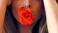 Women roses girl