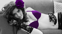 Women susan coffey purple