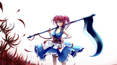 Women touhou scythe redheads