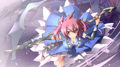 Women touhou scythe redheads