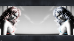 Women twin Sisters girl