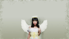 Women wings angel black