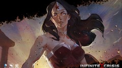 Wonder Woman superheroes artwork video games Infinite Crisis