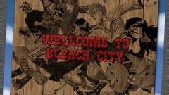 Wood bleach kurosaki ichigo inoue orihime kuchiki rukia 