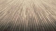 Wood dock minimalistic