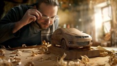 Wood sculptures scale models Model Cars Mazda CX-7